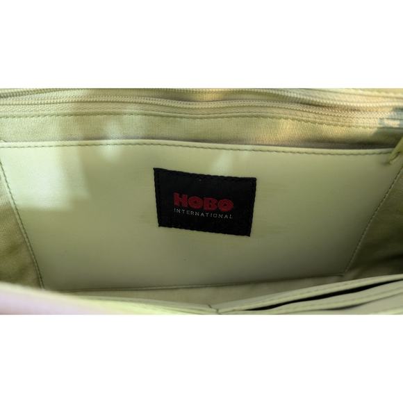 Vintage Y2K Boho Beige Leather Shoulder Strap  q - Picture 12 of 14